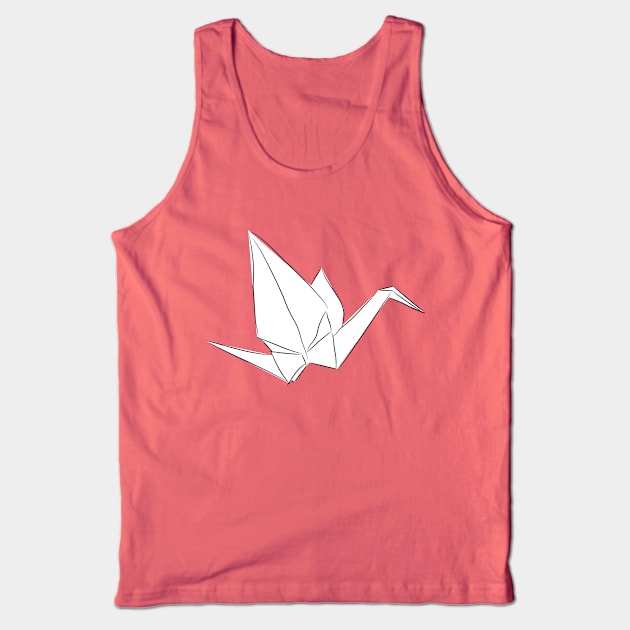 Paper Crane Tank Top by EkaterinaP